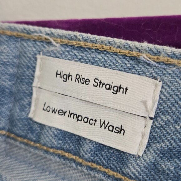 Calvin Klein jeans size 32 x 30 high rise straight - Picture 3 of 4